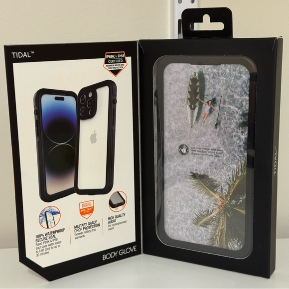 Body Glove Black Waterproof Case for iPhone 14 Pro Max OPEN BOX - Picture 2 of 3